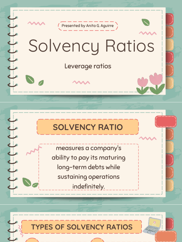 Understanding Solvency Ratios Explained | PDF | Equity (Finance) | Interest