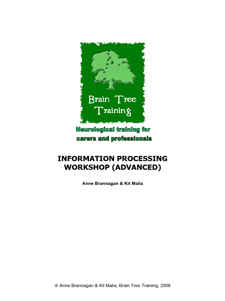 Brain Tree Training - Information Processing Following BI | PDF ...