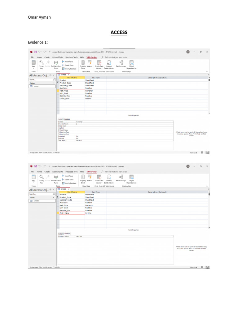 Evidence Compilation for Omar Ayman | PDF