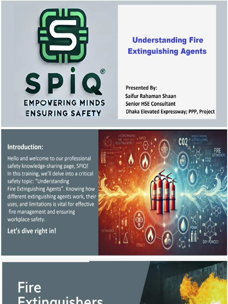 Understanding Fire Extinguishing Agents | PDF