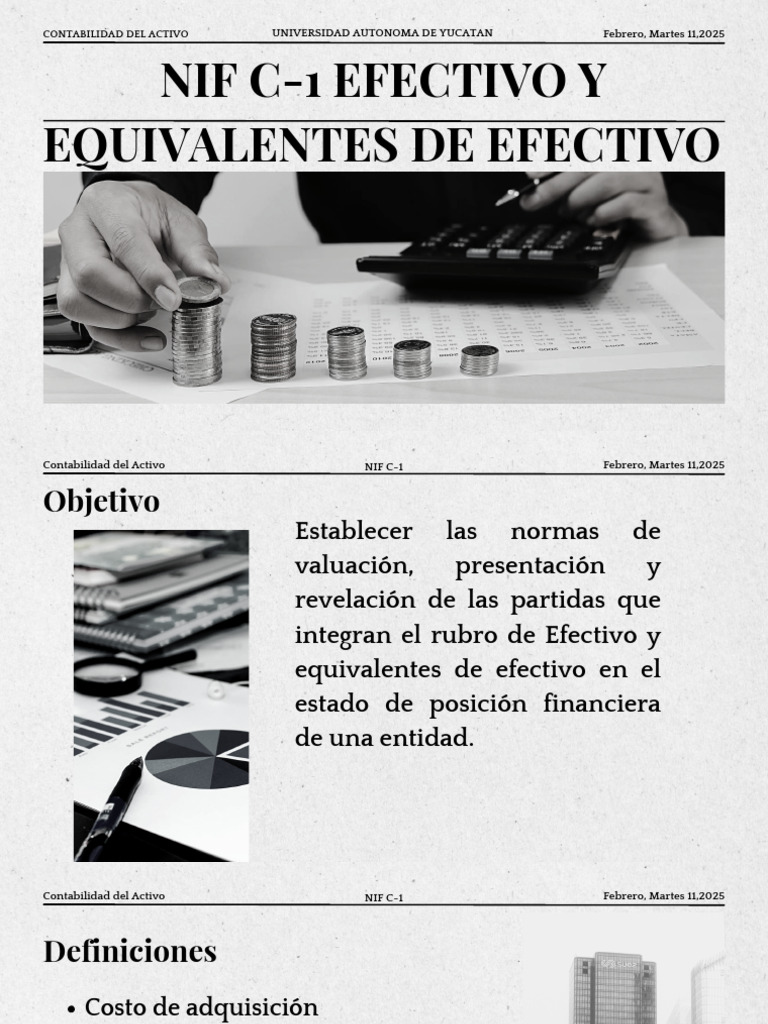 Normas de Efectivo y Equivalentes | PDF | Contabilidad | Efectivo