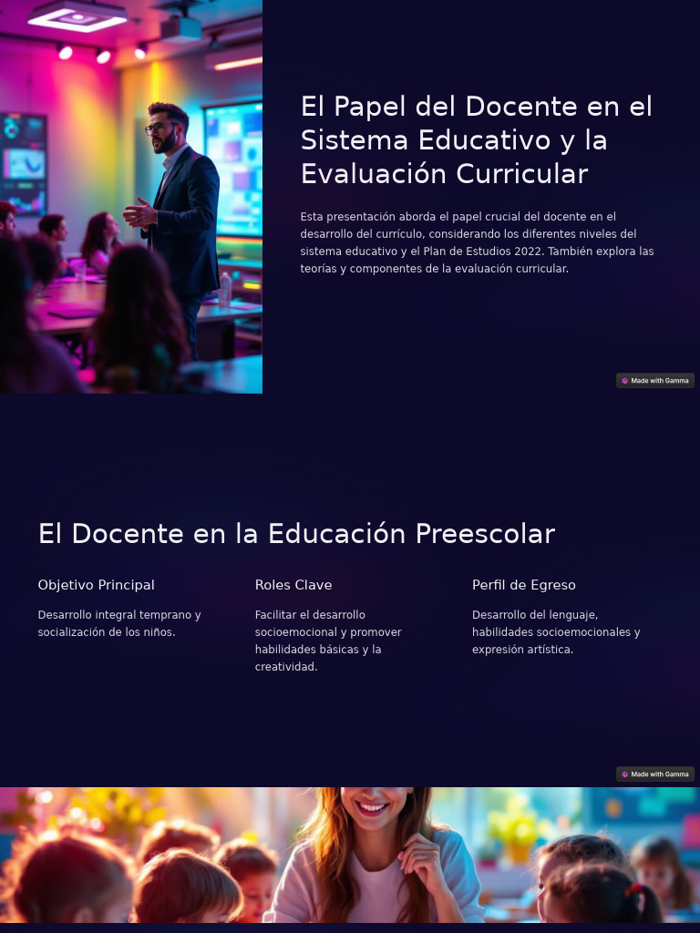 Rol del Docente en la Evaluación Educativa | PDF | Evaluación | Plan de ...