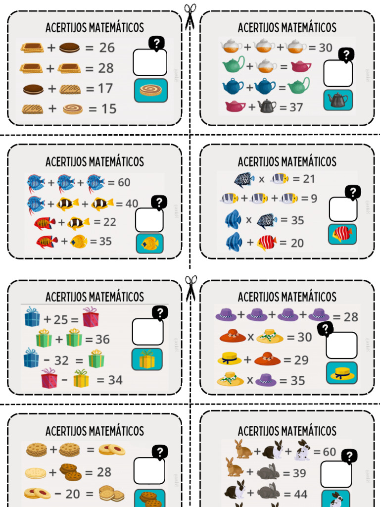 Acertijos Matemáticos | PDF