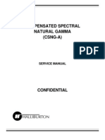 Compensated Spectral Natural Gamma (CSNG-A) : Service Manual