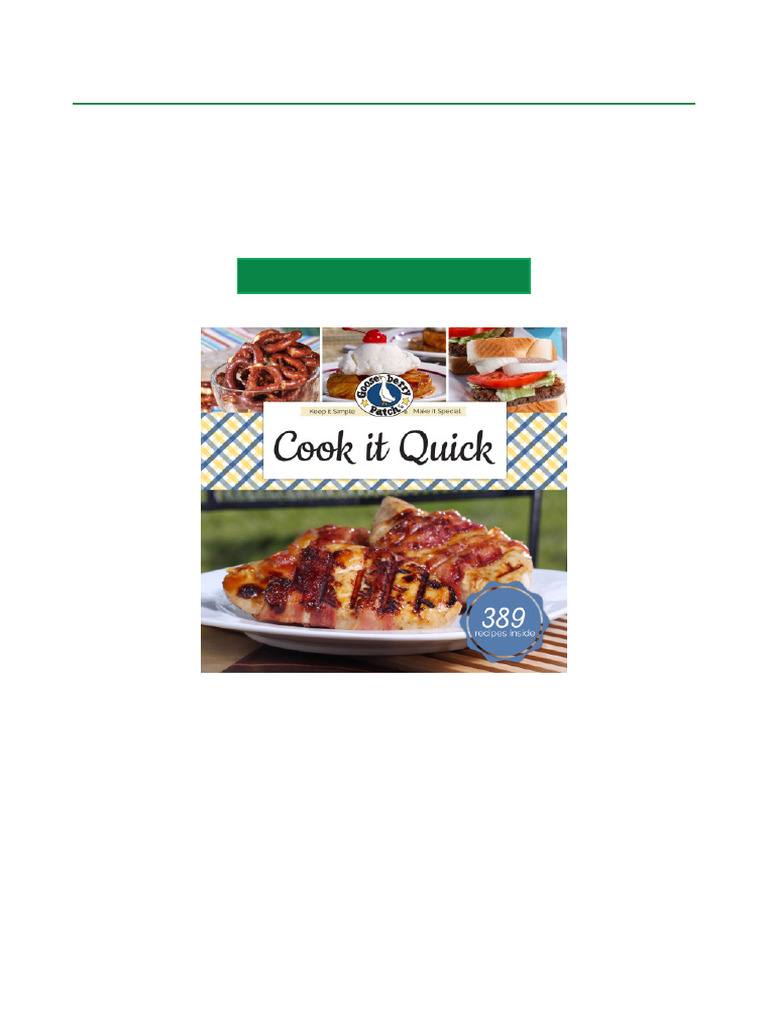 Must Own Cook It Quick Extended Version Download | PDF | Teaspoon | Gallon