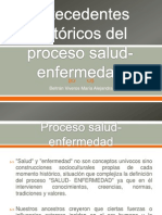 TEMA 10 Y 11:antecedentes Históricos Del Proceso Salud-Enfermedad