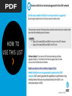 AT&T Approved Device Compatibility List | PDF | Smart Devices | Samsung ...