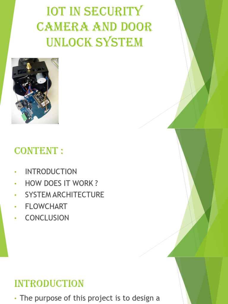 IoT Smart Door Security System | PDF