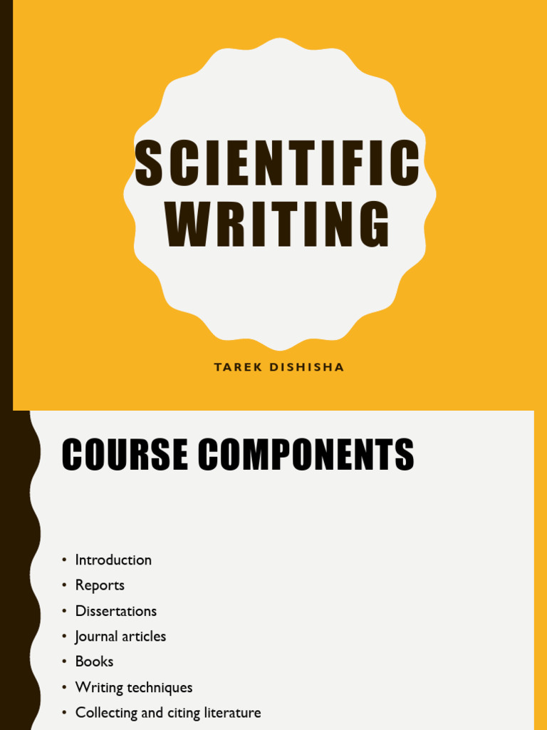 Effective Scientific Writing Techniques | PDF