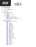 CHIP-8 Emulator Documentation | PDF | Computing | Computer Engineering