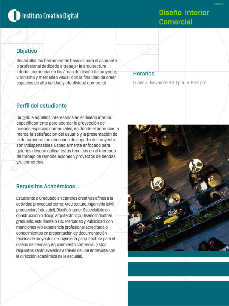 Curso de Diseño Interior Comercial | PDF | Diseño | Diseño de interiores