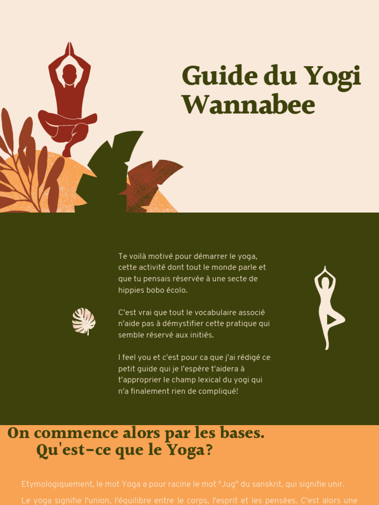 Guide du Yoga pour Débutants | PDF | Yoga | Ashtanga Vinyasa Yoga
