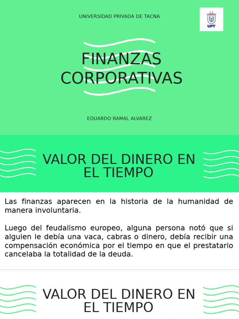 Valor del Dinero en el Tiempo | PDF | Interés | Tasas de interés