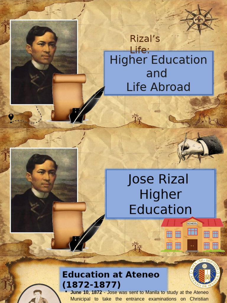 Rizal's Higher Education Journey Abroad | PDF