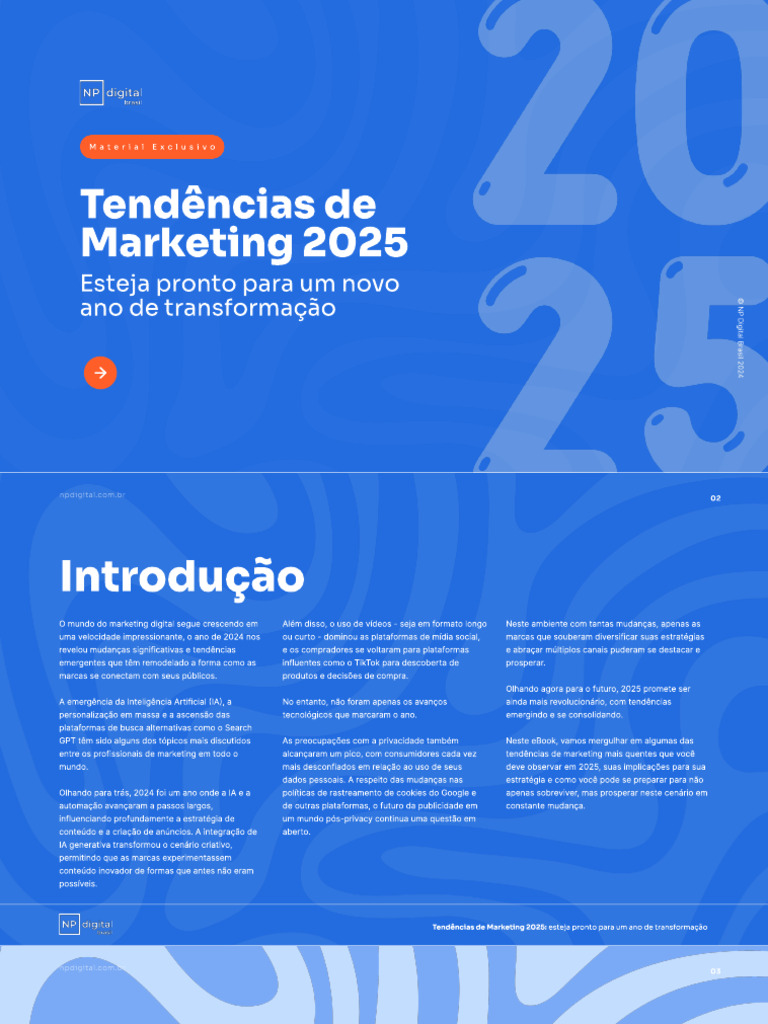 Tendências de Marketing para 2025 | PDF | Marketing | Rede social