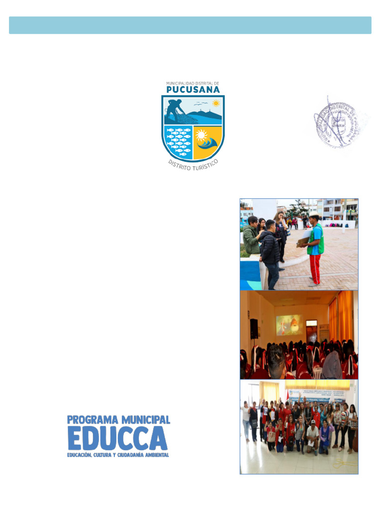 Plan de Trabajo EDUCCA 2022 Pucusana | PDF | Residuos | Entorno natural