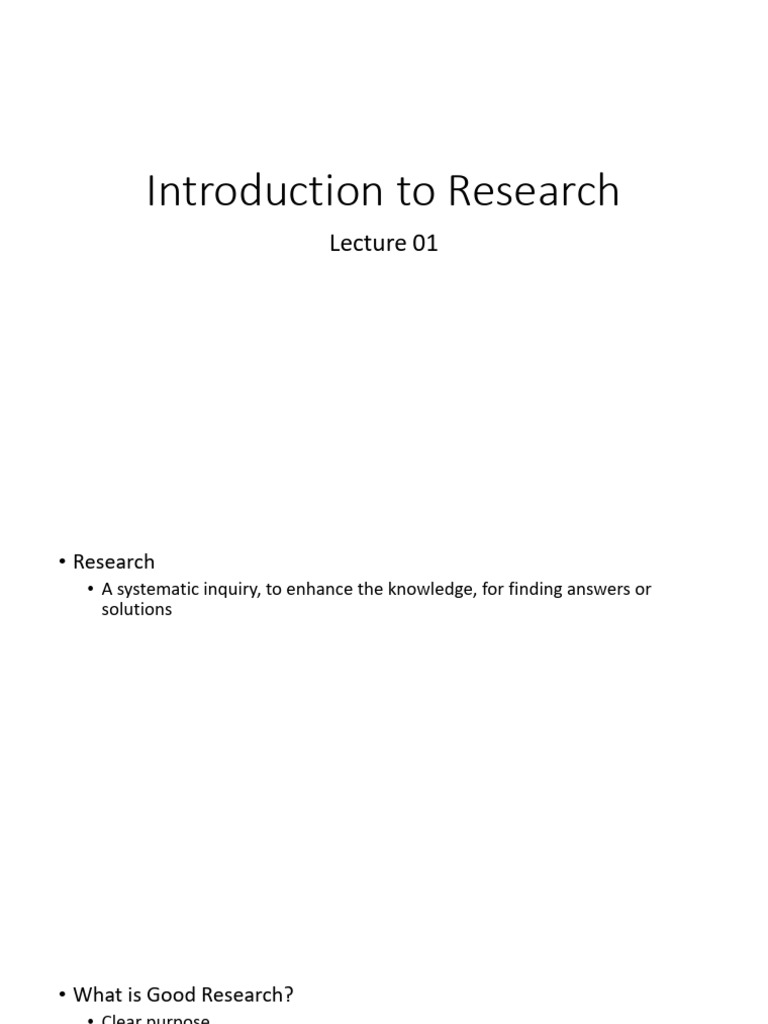 DrMustansar - 3270 - 21526 - 3 - Lecture 01 - Introduction To Research ...