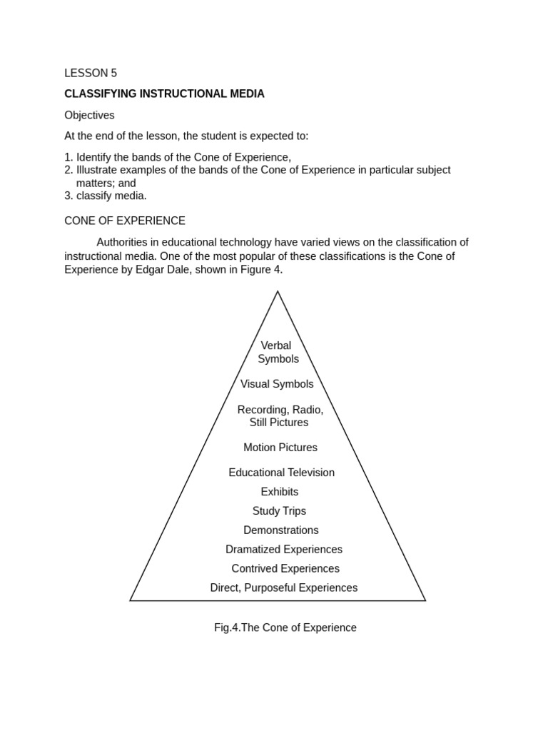Classifying Instructional Media | PDF | Learning | Abstraction