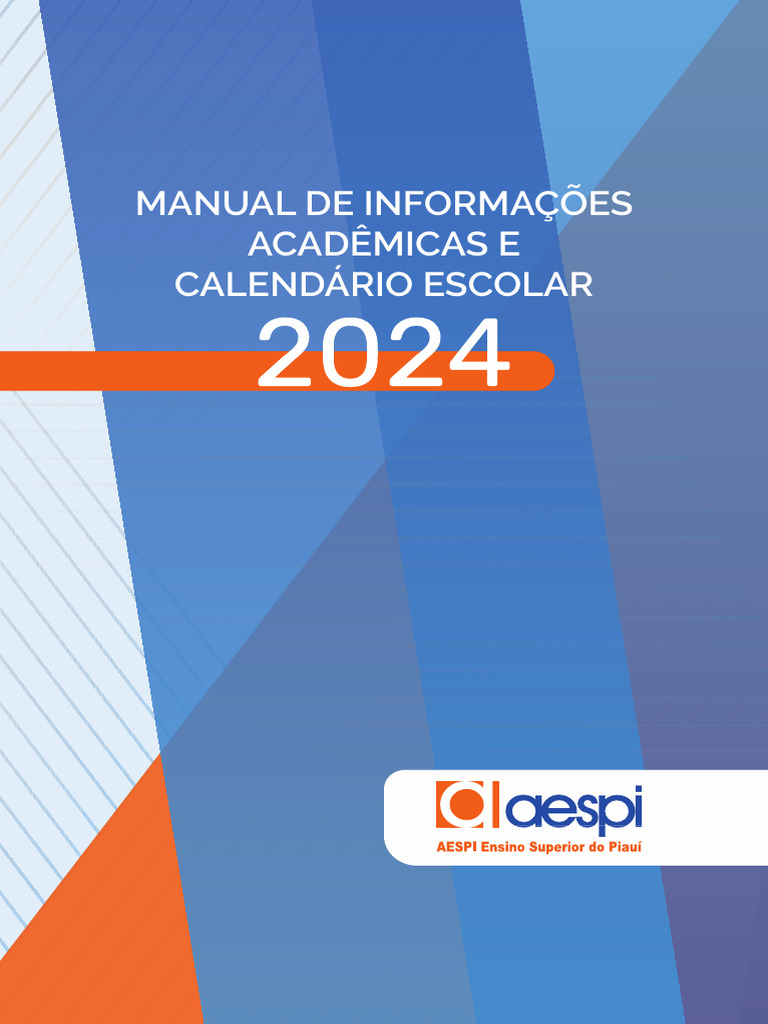 calendario_AESPI_FAPI | PDF | Pós-graduação | Diploma de bacharel
