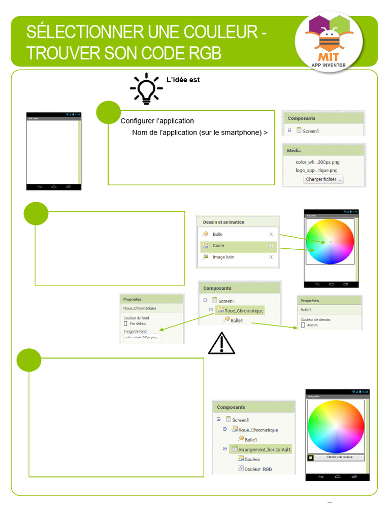 Sélection de Couleur et Code RGB | PDF | Modèle de couleur en RVB | Couleur