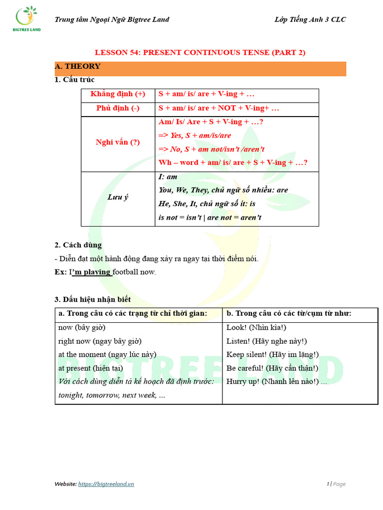Key - Lesson 54 | PDF