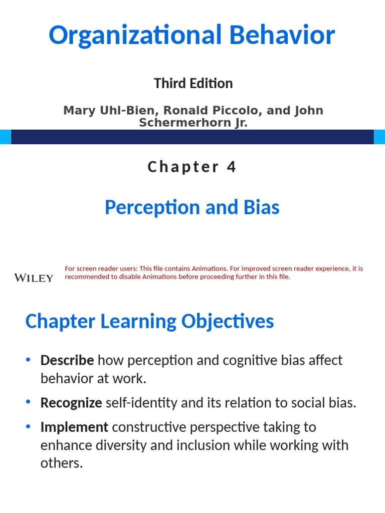 Understanding Perception and Bias in Work | PDF | Bias | Identity ...