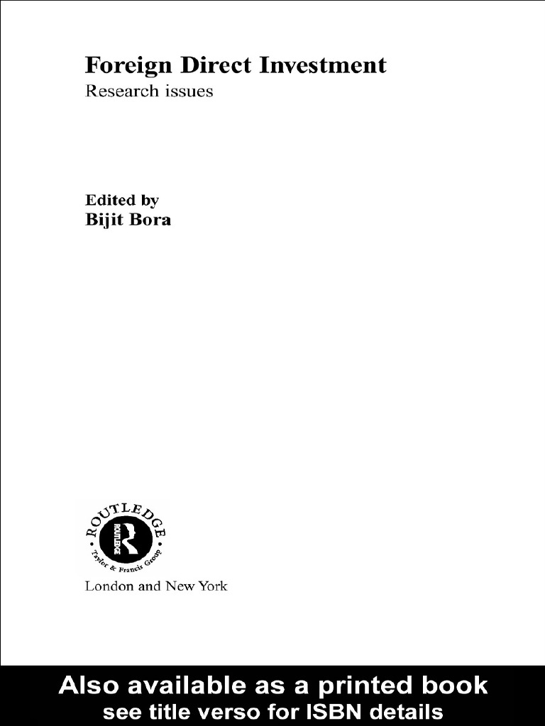 Foreign Direct Investment Insights | PDF | Foreign Direct Investment ...