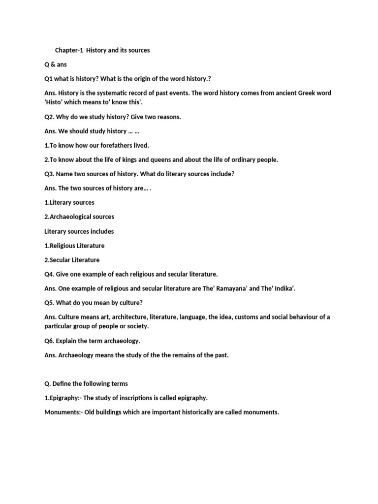 History Basics for Students | PDF