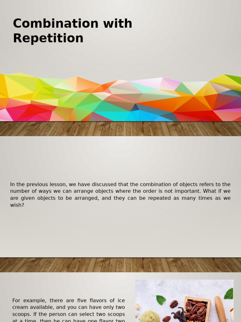 Combination With Repetition | PDF | Mathematics