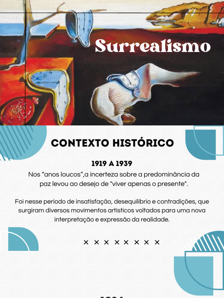 Contexto Histórico do Surrealismo | PDF | Surrealismo | As artes