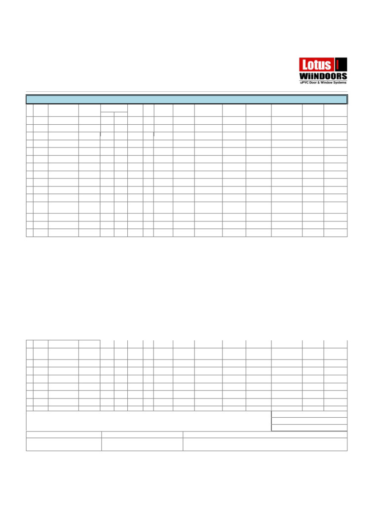 Window Specification and Pricing Proposal | PDF