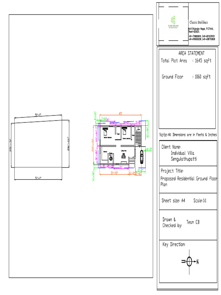 Final Plan-Karuvelnayakanpatti | PDF