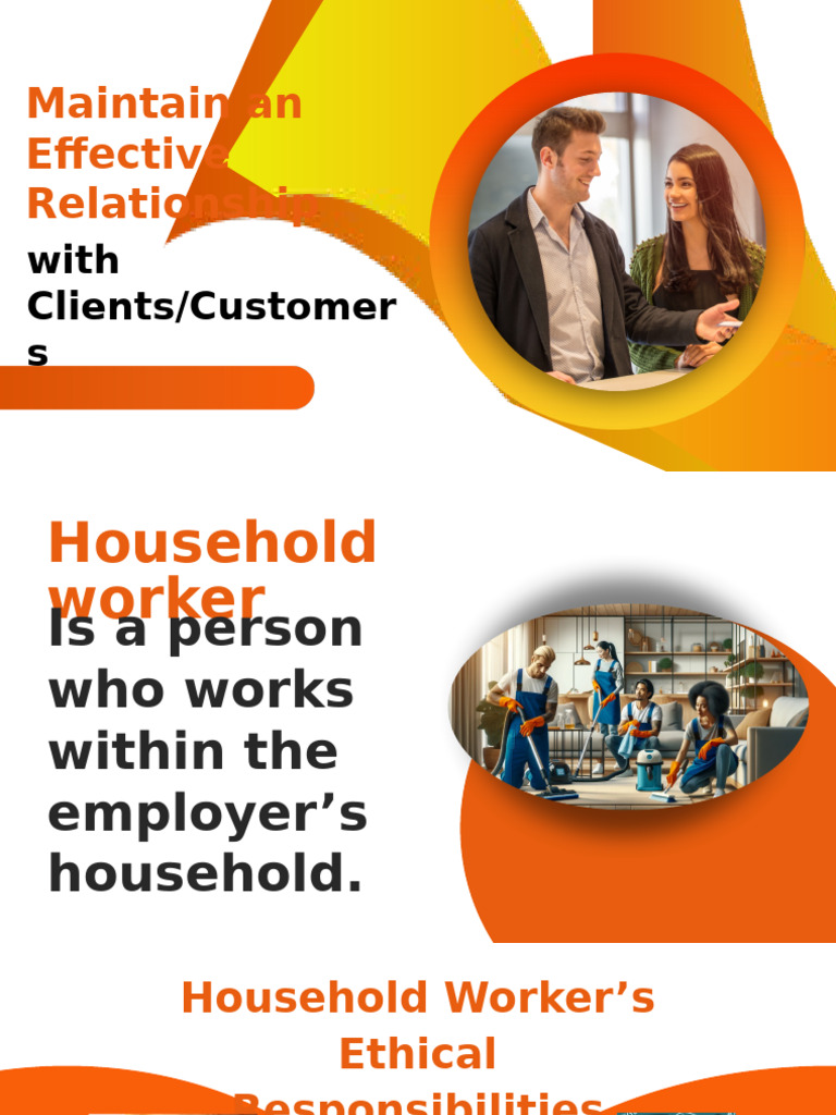 Ethical Responsibilities of Household Workers | PDF
