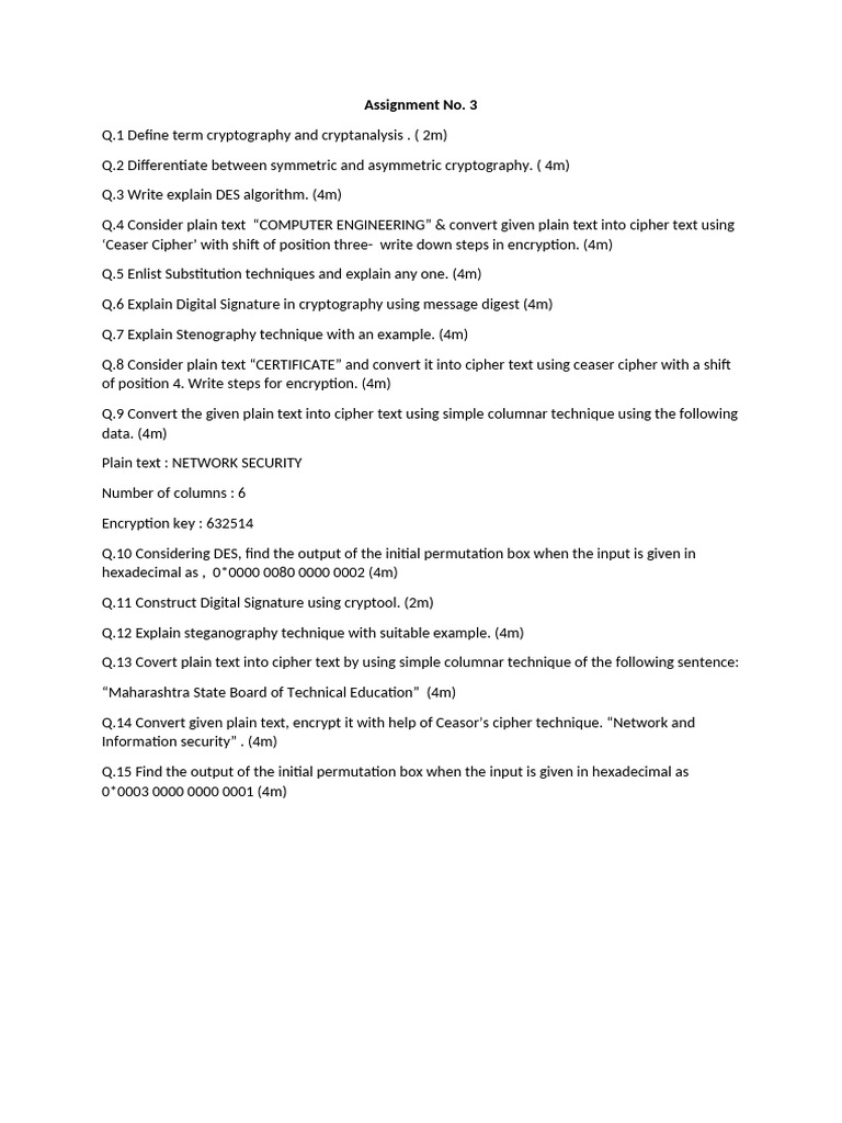 Assignment No 3 | PDF