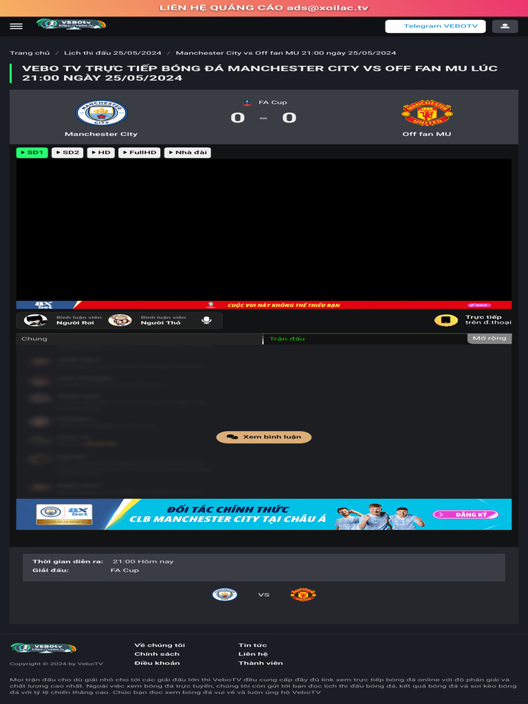 Trực Tiếp Manchester City Vs Off Fan MU Online Và | PDF