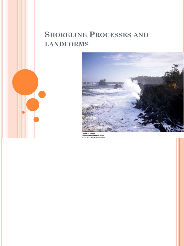 Shoreline Processes and Coastal Erosion | PDF | Tide | Coast