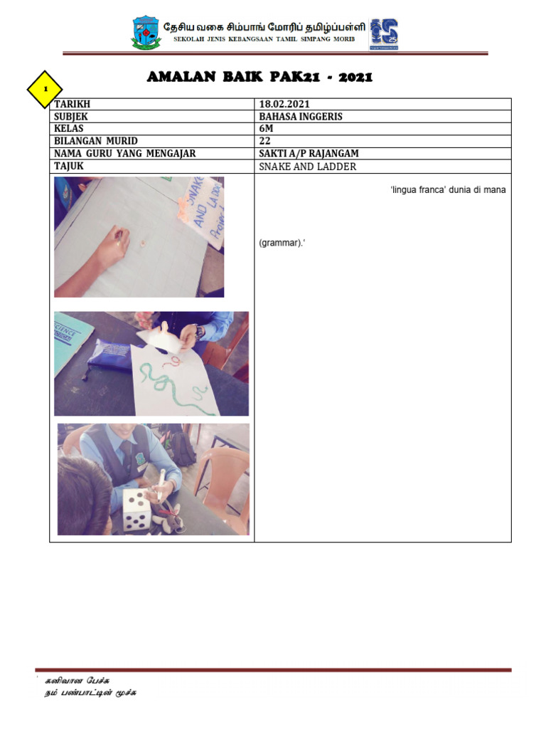 Amalan Baik Pak 21 | PDF