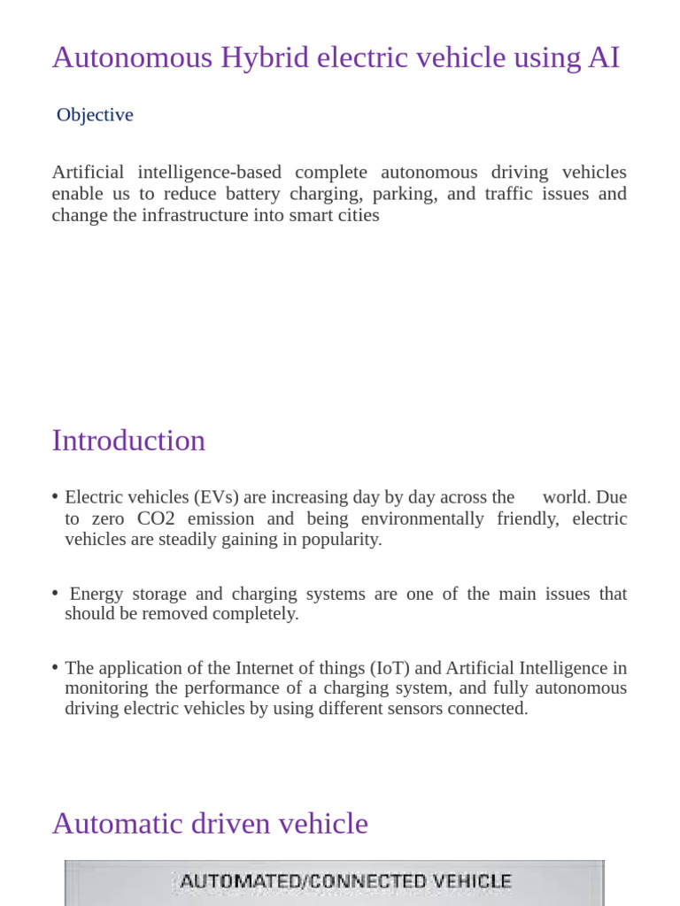 AI-Driven Hybrid Electric Vehicles | PDF | Hybrid Vehicle | Artificial ...