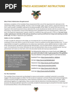 FBI Physical Fitness Test Scoring Guide | PDF