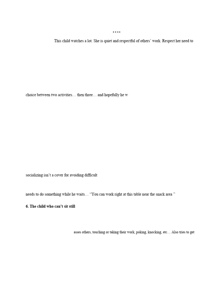 Understanding Seven Types of Classroom Wanderers | PDF | Learning
