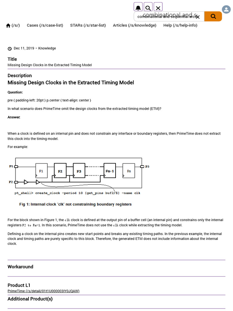 Missing Design Clocks in the Extracted Timing Model | PDF | Computing ...