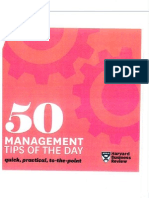 50 Management Tips of The Day-Pt1