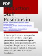 Elements of Dance Production Explained | PDF | Dances | Performing Arts