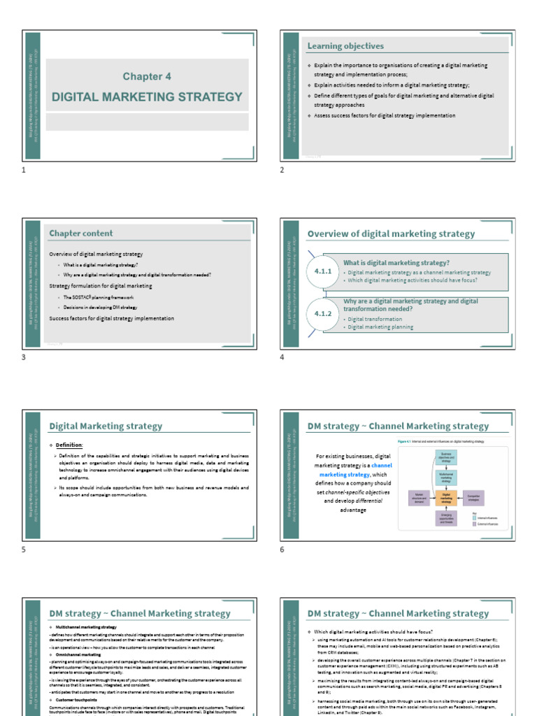 InDM 2024. Chapter 4 | PDF | Digital Marketing | Marketing