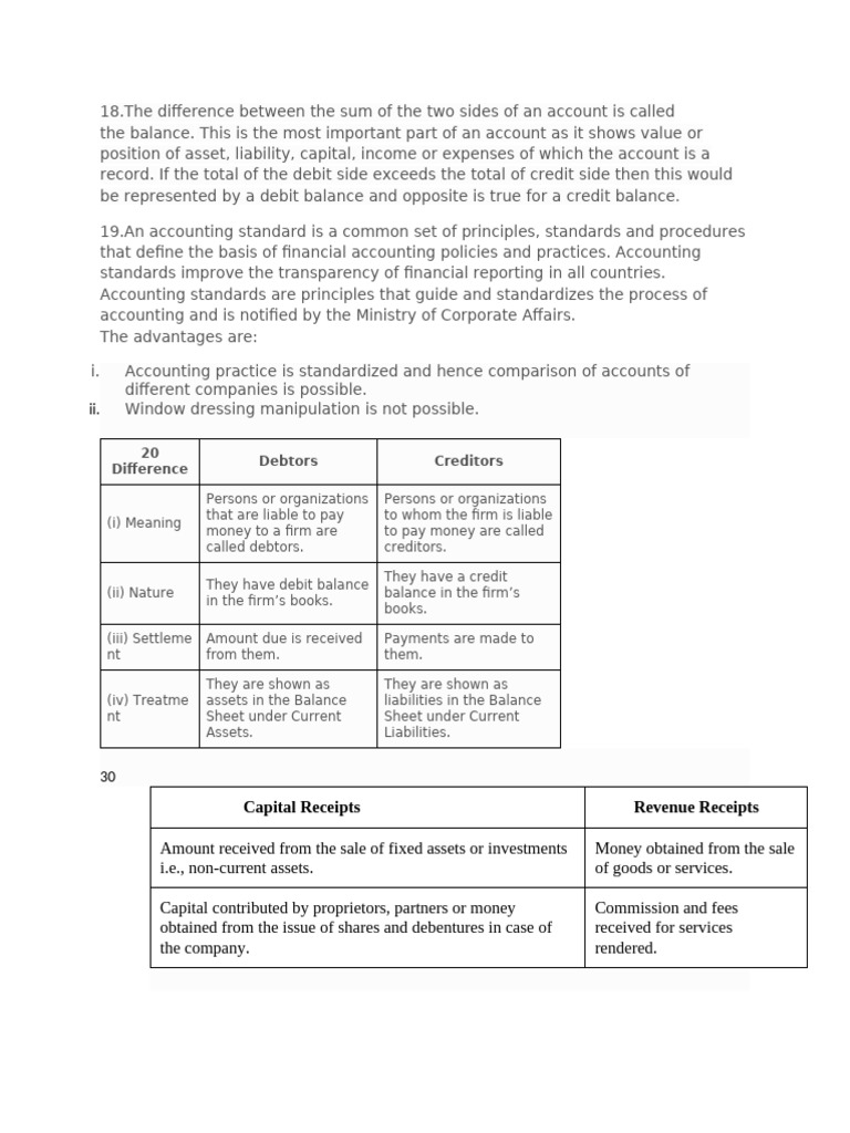 Financial Accounting Concepts Explained | PDF | Debits And Credits ...