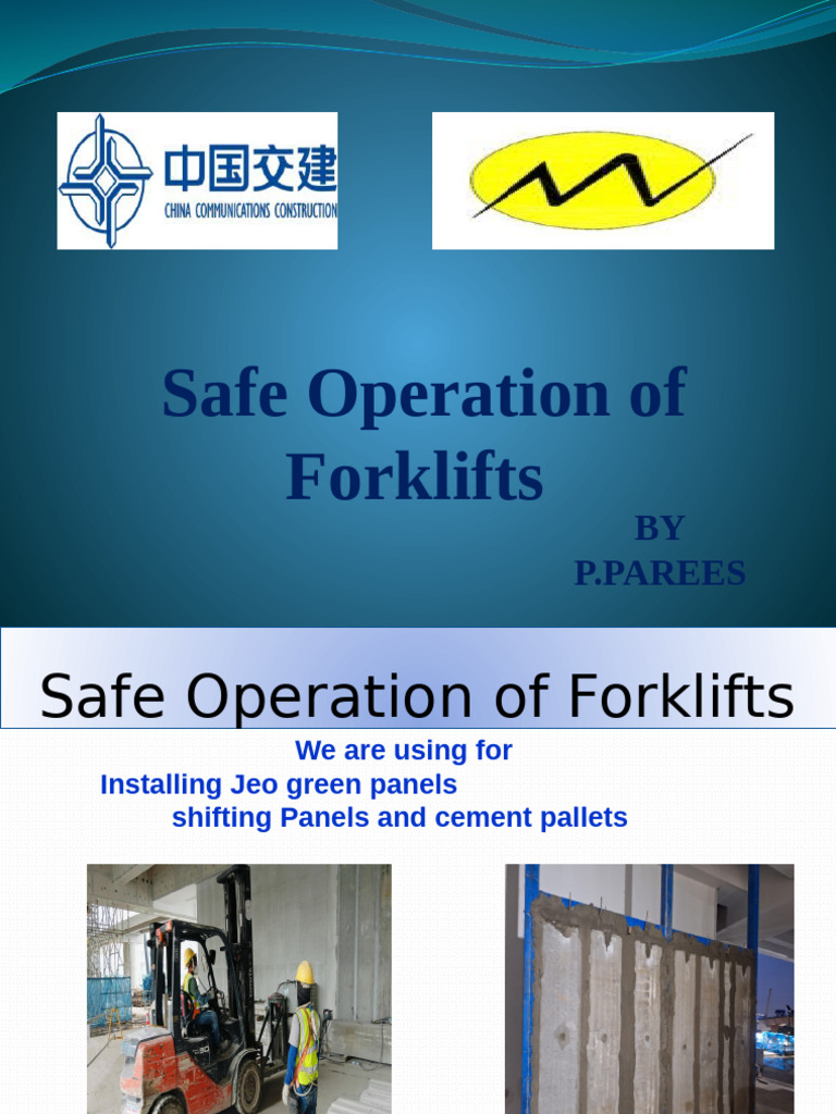 Forklift Safety and Operation Guidelines | PDF | Forklift | Vehicles