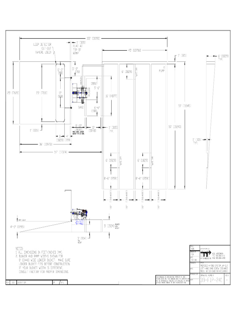 Model X2 Six-Shooter Common Settling Pond Layout Drawings 120207 | PDF