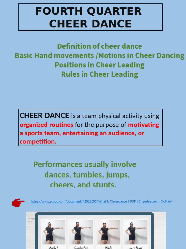 CHEER-DANCING | PDF | Cheerleading | Dances