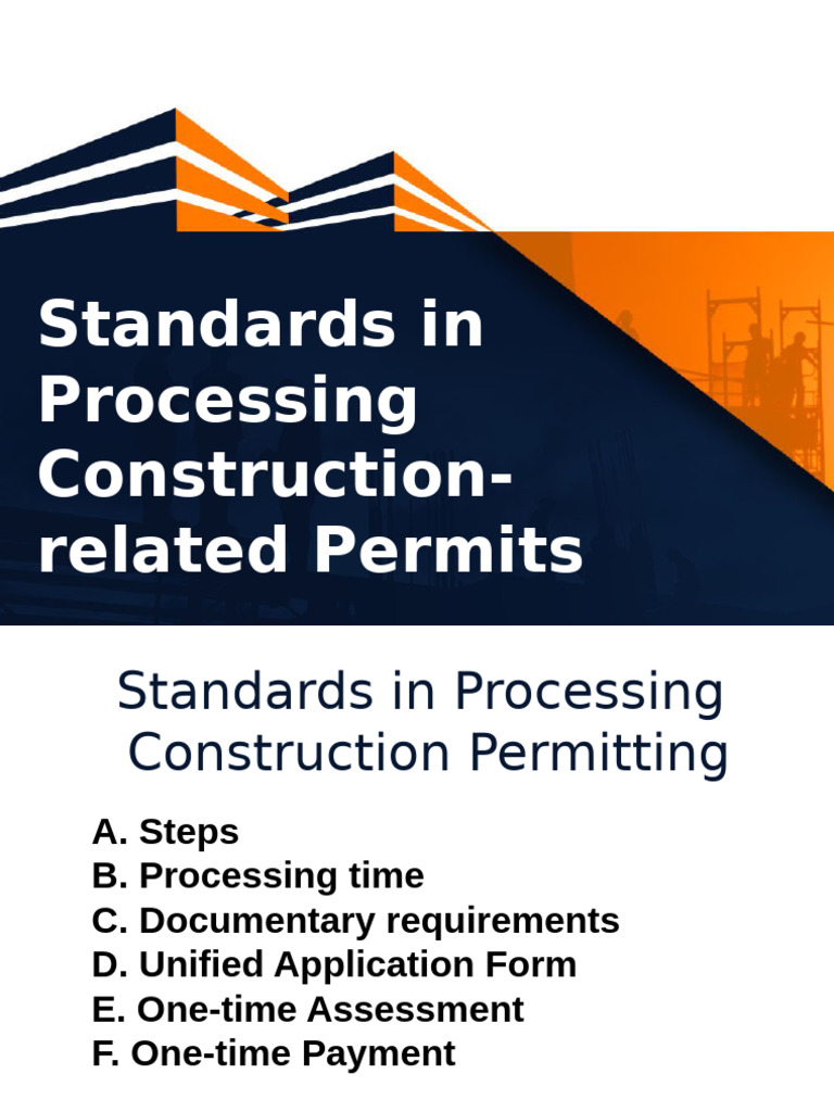 Construction Permit Processing Standards | PDF