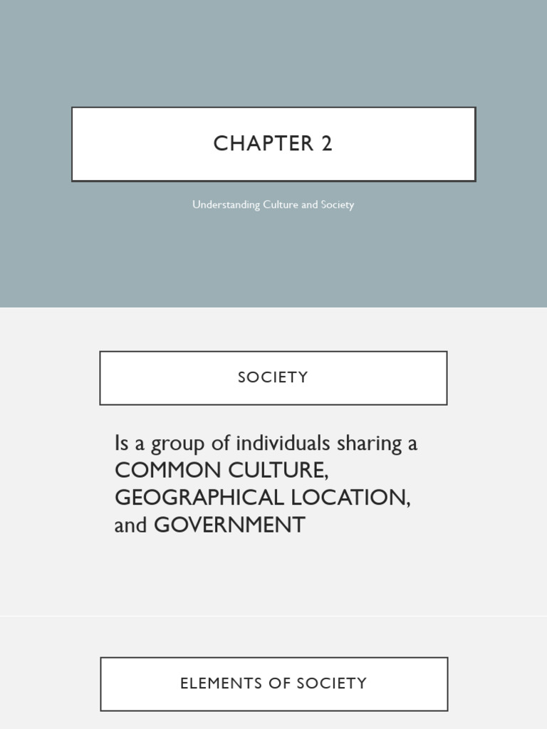 Lesson+2+ +Society+and+Culture | PDF | Society | Socialization